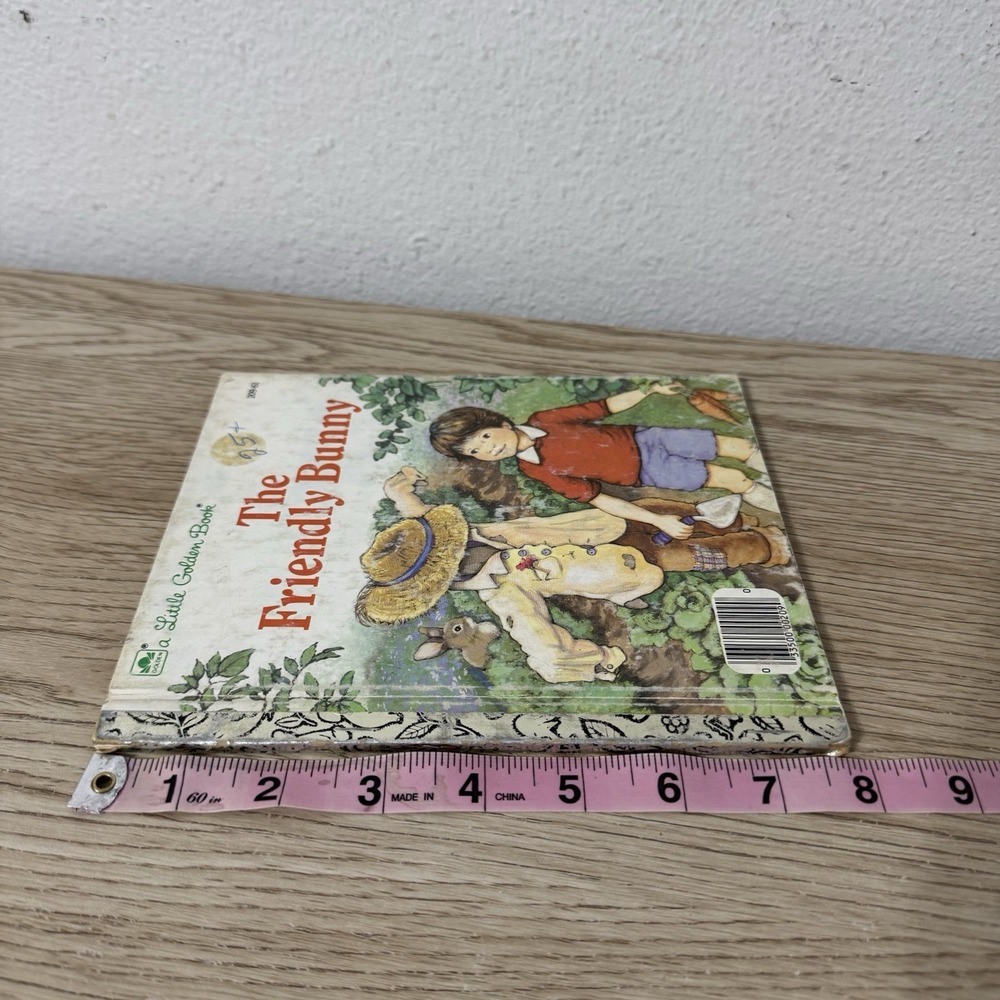 A Little Golden Book The Friendly Bunny 1985 #595 By Dorothy Kunhardt Vintage - Picture 8 of 12